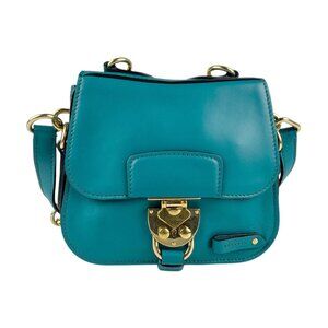 MIU MIU Blue Leather Shoulder Bag